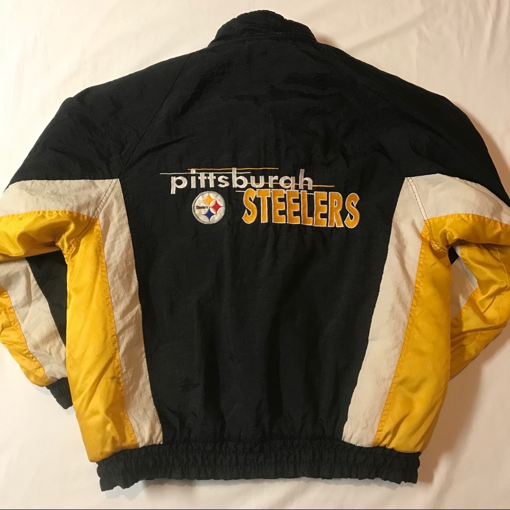 90s Pittsburgh Steelers NFL puffer jacket